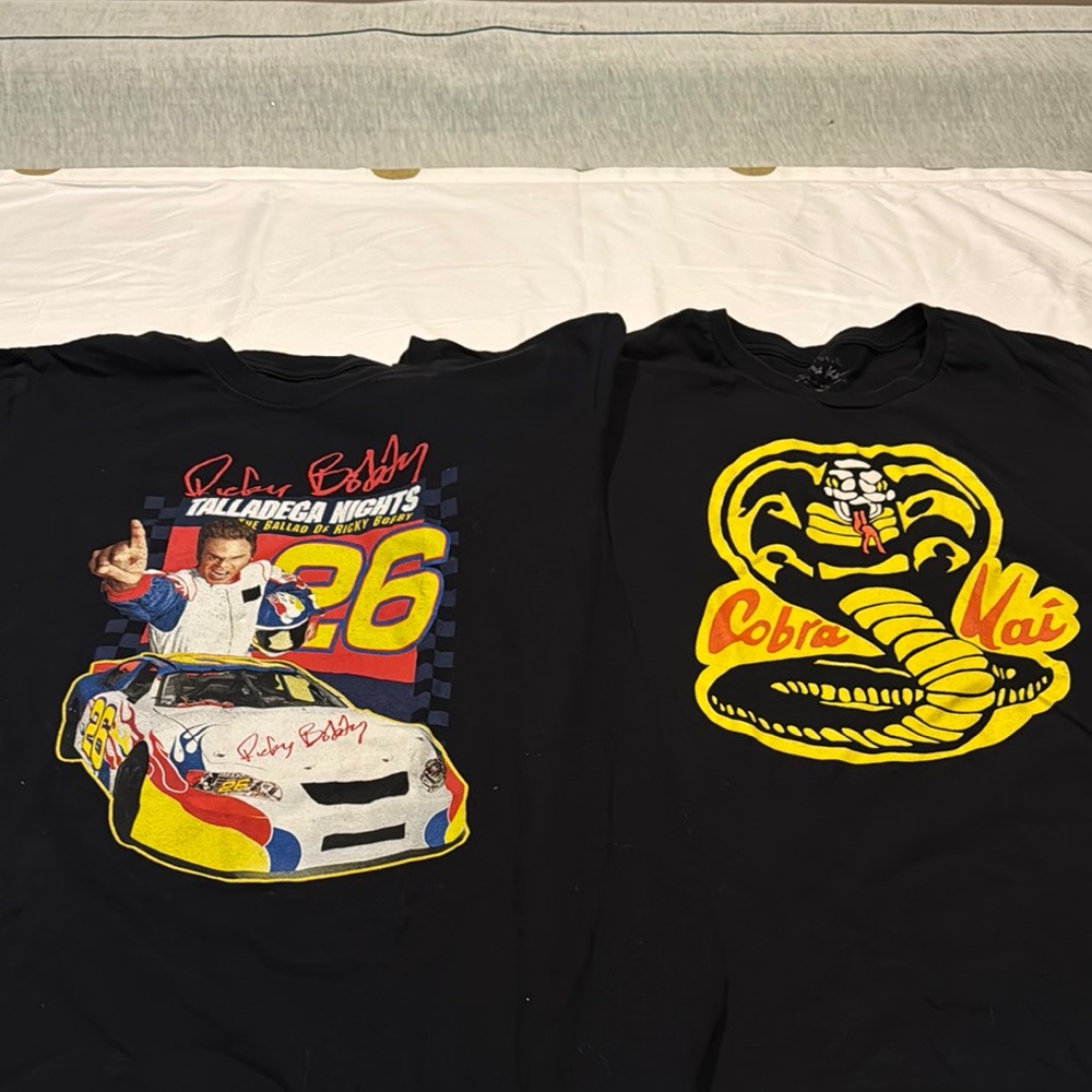 Cobra Kai & Talladega Nights T-Shirts